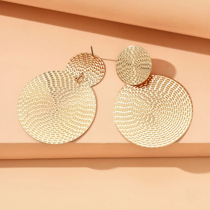 CléoLux™️ Geometric Round Earrings