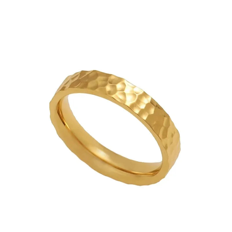 CléoLux™️ Stainless Steel Gold Ring